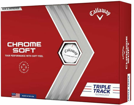 Golf žogice Callaway Chrome Soft Triple Track 2022 - 1