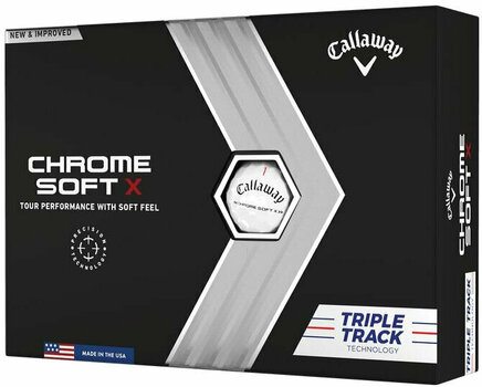 Нова топка за голф Callaway Chrome Soft X Triple Track 2022 - 1