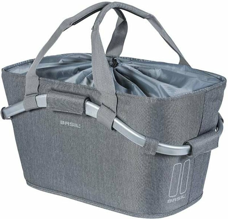 Carrier Basil 2Day Carry All Grey Melee 22 L Bicycle basket