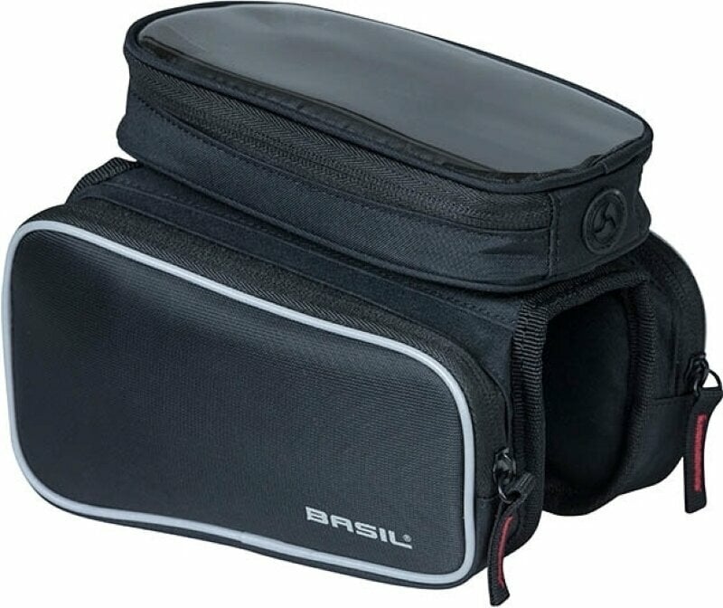 Kolesarske torbe Basil Sport Design Top Tube Frame Bag Black 1,5 L