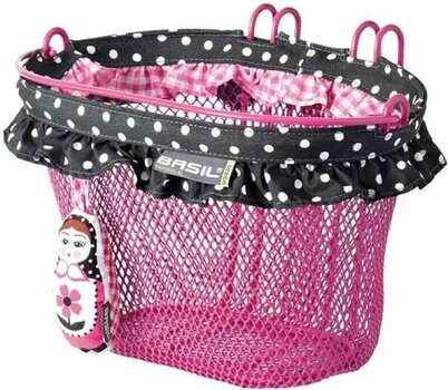 Cyclo-bærer Basil Jasmin Kids Basket Cykelkurv Rose - 1