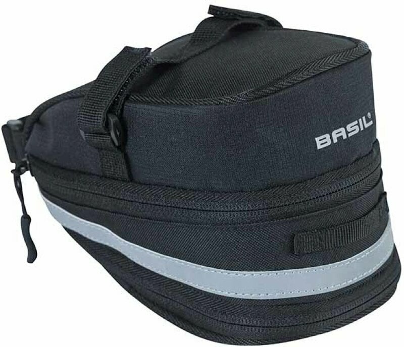 Geantă pentru bicicletă Basil Mada Saddle Bicycle Bag Black 1 L
