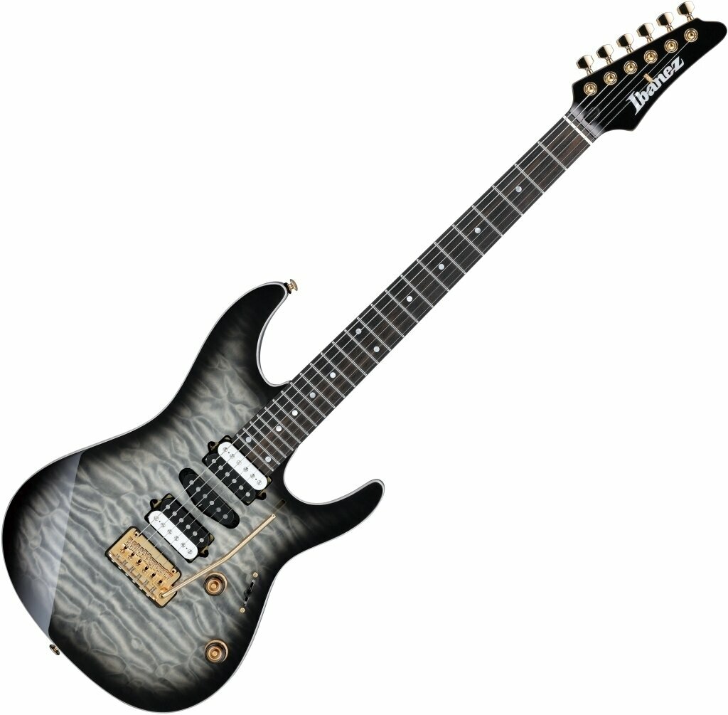 Guitarra elétrica Ibanez AZ47P1QM-BIB Black Ice Burst