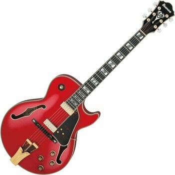 Semiakustická kytara Ibanez GB10SEFM-SRR Sapphire Red - 1