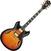 Halvakustisk gitarr Ibanez AS113-BS Brown Sunburst