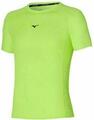 Mizuno Aero Tee Neolime XL Running t-shirt with short sleeves