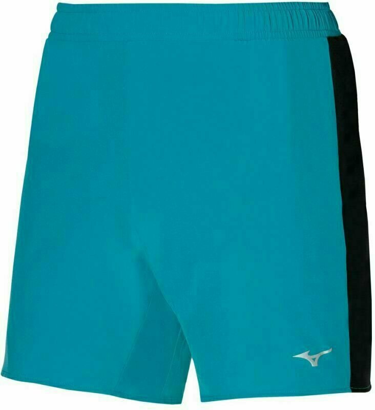 Pantalones cortos para correr Mizuno Alpha 7.5 Short Algiers Blue/Black M Pantalones cortos para correr
