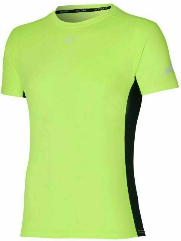 Running t-shirt with short sleeves
 Mizuno Sun Protect Tee Neolime L Running t-shirt with short sleeves