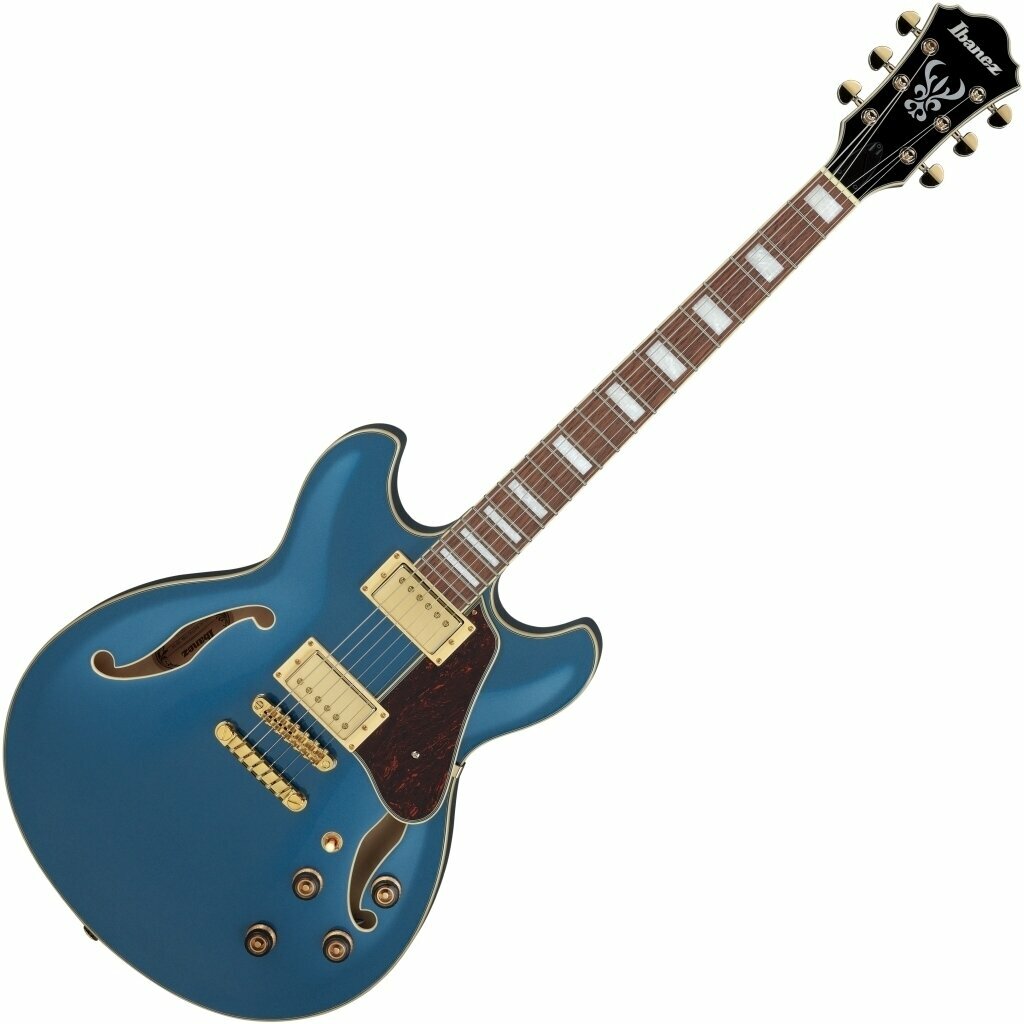 Semi-akoestische gitaar Ibanez AS73G-PBM Prussion Blue Metallic