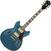 Semi-Acoustic Guitar Ibanez AS73G-PBM Prussion Blue Metallic