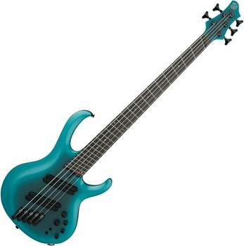 Multiscale Bass Guitar Ibanez BTB605MS-CEM Cerulean Aura Burst - 1