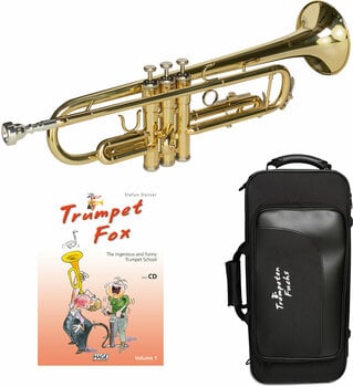 Bb Тромпет Cascha EH 3820 EN Trumpet Fox Beginner Set Bb Тромпет (Почти нов) - 1