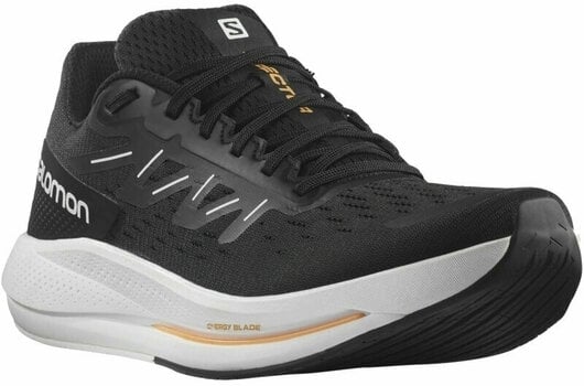 Road running shoes Salomon Spectur Black/White/Blazing Orange 45 1/3 Road running shoes - 1