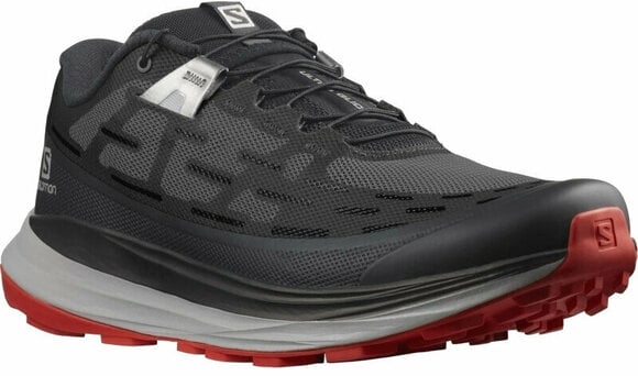 Trail running shoes Salomon Ultra Glide Black/Alloy/Goji Berry 46 Trail running shoes - 1