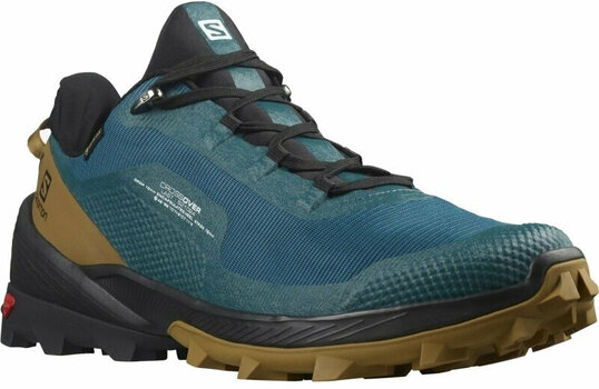 Mens Outdoor Shoes Salomon Cross Over GTX Legion Blue/Black/Cumin 42 Mens Outdoor Shoes - 1