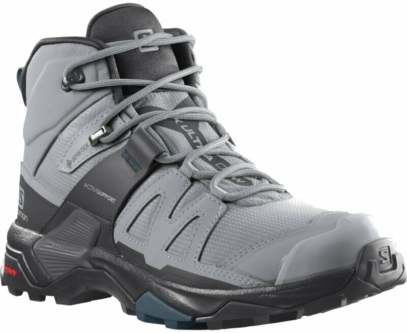Аутдор обувки > Дамски обувки Salomon Дамски обувки за трекинг X Ultra 4 Mid GTX W Quarry/Black/Legion Blue 40 2/3