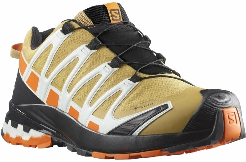 Trail running shoes Salomon XA Pro 3D V8 GTX Fall Leaf/Vibrant Orange/White 44 2/3 Trail running shoes