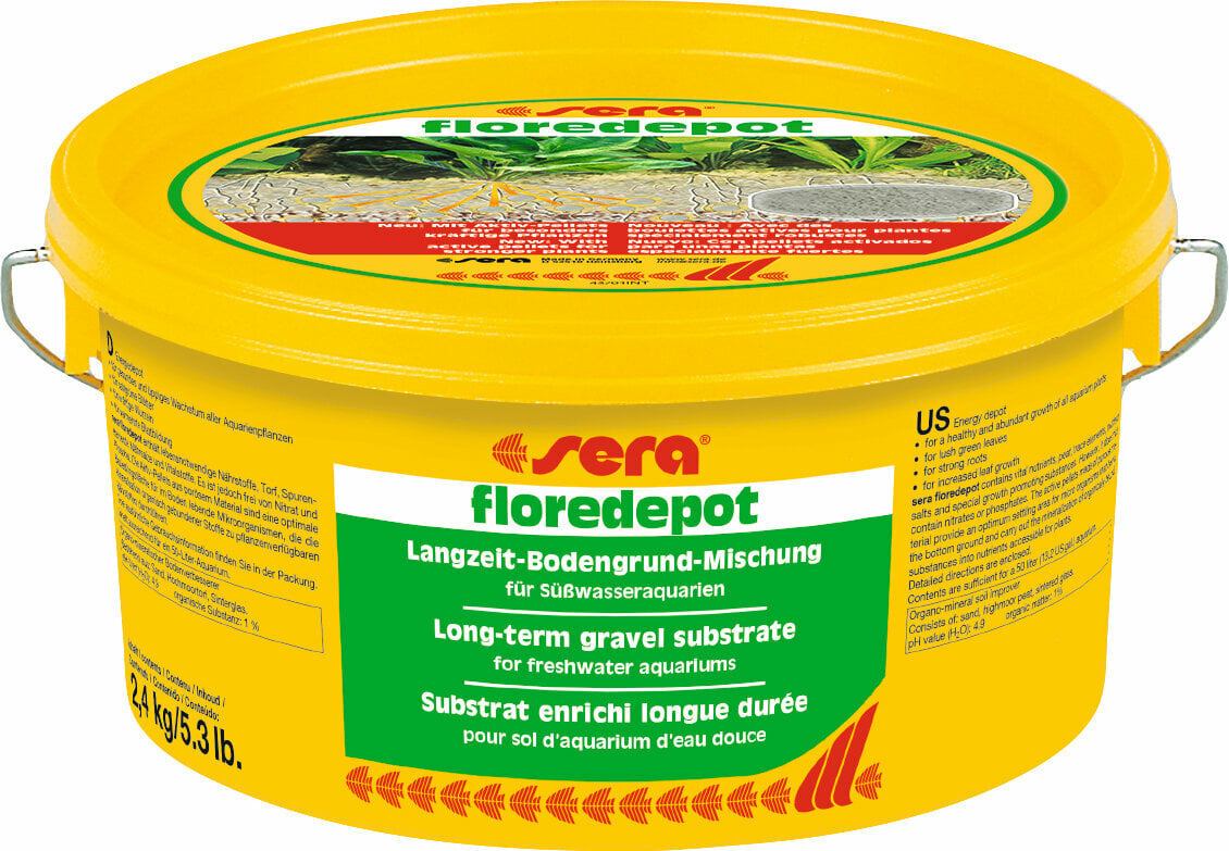 Sera Floredepot Substrato Per Acquario - 2,4 Kg, Ghiaia Con Nutrienti Per Piante Acquatiche - Foto 8