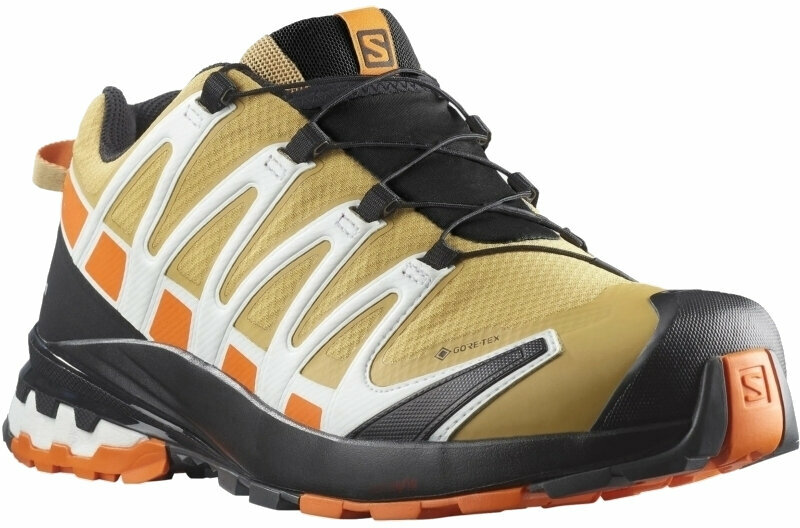 Trailowe buty do biegania Salomon XA Pro 3D V8 GTX Fall Leaf/Vibrant Orange/White 46 Trailowe buty do biegania