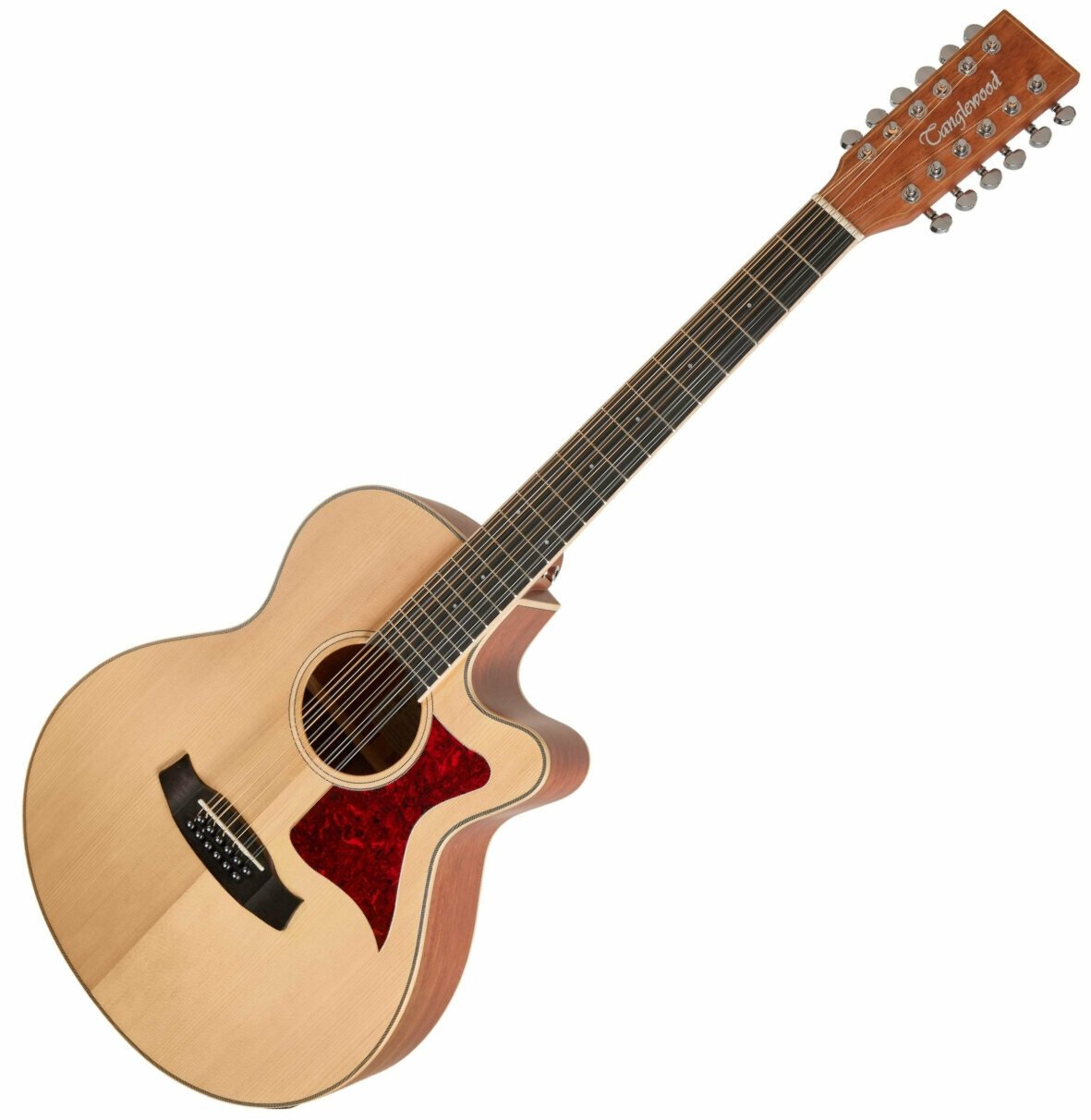 12-snarige elektrisch-akoestische gitaar Tanglewood TW12 CE Natural