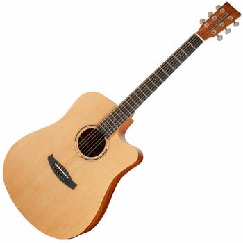 Dreadnought elektro-akoestische gitaar Tanglewood TWR2 DCE Natural Satin - 1