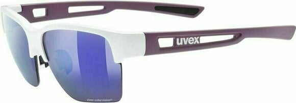 Óculos de desporto UVEX Sportstyle 805 CV Pearl Plum Mat/Mirror Blue - 1
