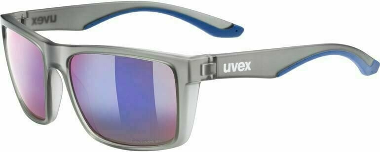 Lunettes de vue UVEX LGL 50 CV Smoke Mat/Mirror Purple Lunettes de vue