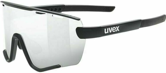 Cykelbriller UVEX Sportstyle 236 Set Black Mat/Smoke Mirrored Cykelbriller - 1