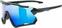 Fietsbril UVEX Sportstyle 228 Black Mat/Mirror Blue Fietsbril