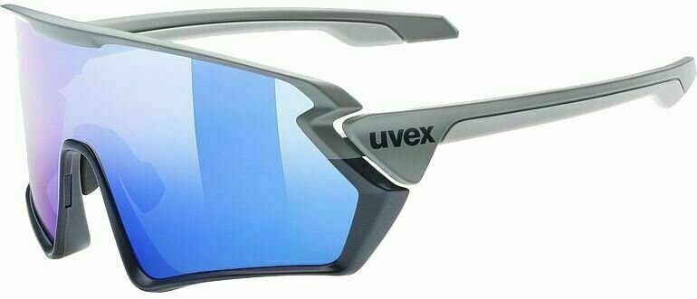 Okulary rowerowe UVEX Sportstyle 231 Rhino Deep Space/Mirror Blue Okulary rowerowe
