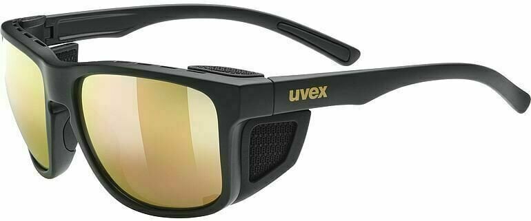 Outdoor rzeciwsłoneczne okulary UVEX Sportstyle 312 Black Mat Gold/Mirror Gold Outdoor rzeciwsłoneczne okulary