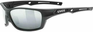 Biciklističke naočale UVEX Sportstyle 232 Polarized Black/Mirror Silver Biciklističke naočale