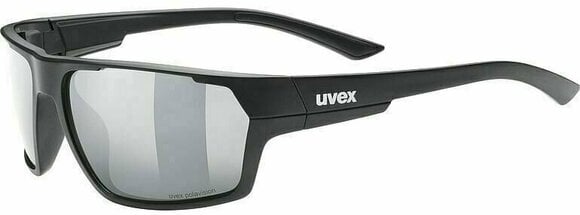 Kerékpáros szemüveg UVEX Sportstyle 233 Polarized Black Mat/Litemirror Silver Kerékpáros szemüveg - 1
