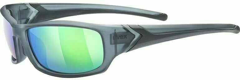 Sport Glasses UVEX Sportstyle 211 Smoke Mat/Mirror Green