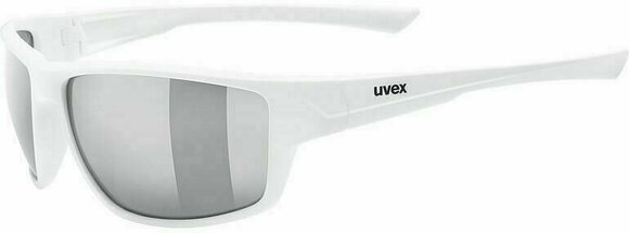 Cycling Glasses UVEX Sportstyle 230 White Mat/Litemirror Silver Cycling Glasses - 1