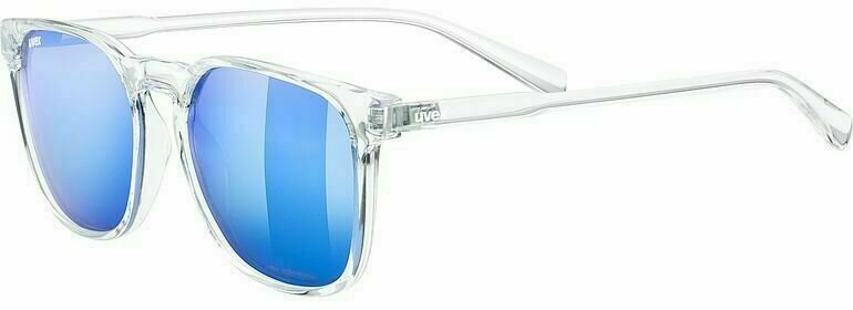 Lifestyle okuliare UVEX LGL 49 P Clear/Mirror Blue Lifestyle okuliare
