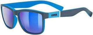 Lifestyle Brillen UVEX LGL 39 710605 Grey Mat Blue/Mirror Purple Lifestyle Brillen