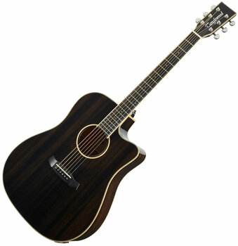 Elektroakustinen kitara Tanglewood TW5 E BS Black Shadow Gloss - 1