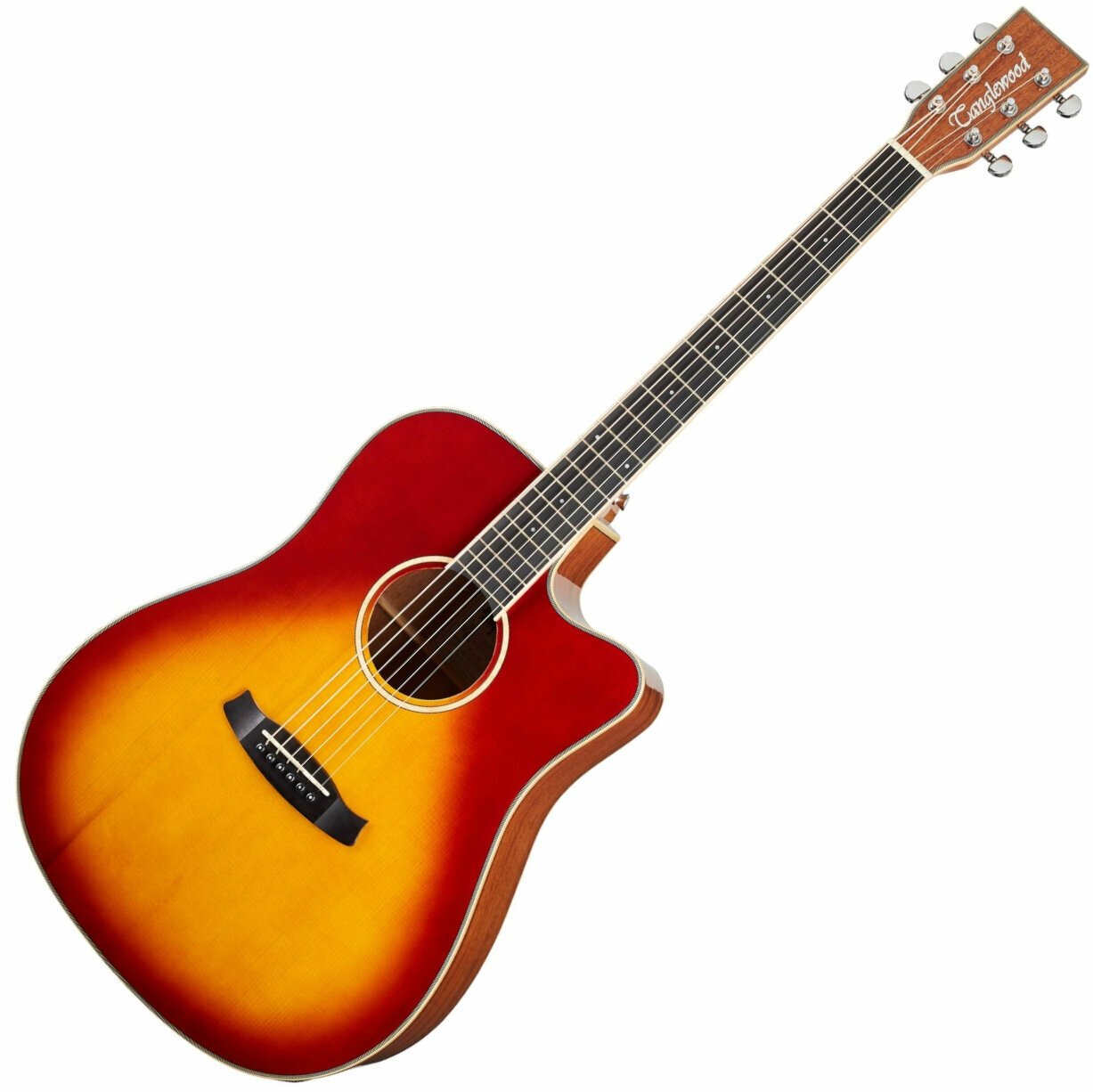 Dreadnought elektro-akoestische gitaar Tanglewood TW5 E SB Sunburst