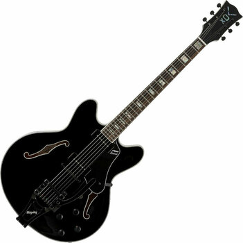 Gitara semi-akustyczna Vox Bobcat V90B Black - 1