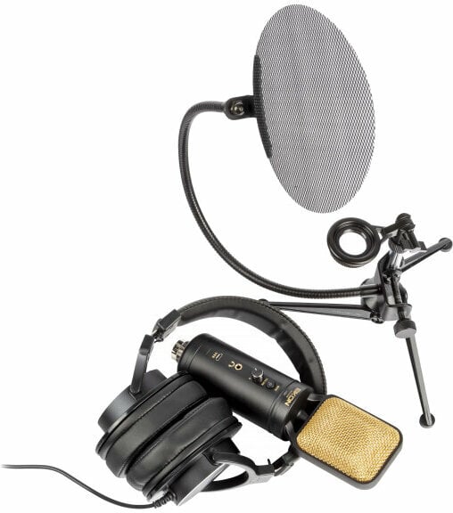 Microfone condensador de estúdio EIKON EKSBTWO Microfone condensador de estúdio