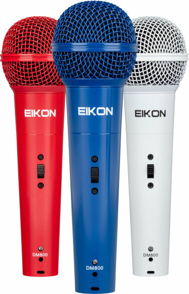 Mikrofon dynamiczny wokalny EIKON DM800COLORKIT Mikrofon dynamiczny wokalny