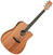 elektroakustisk gitarr Tanglewood TWU DCE Natural Satin