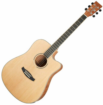 elektroakustisk guitar Tanglewood DBT DCE FMH Natural Satin - 1