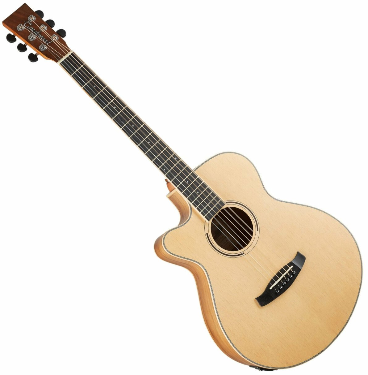 Elektroakustisk gitarr Tanglewood DBT SFCE BW LH Natural Satin