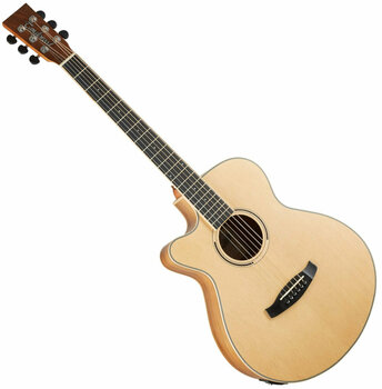 Elektroakustická kytara Tanglewood DBT SFCE BW LH Natural Satin - 1