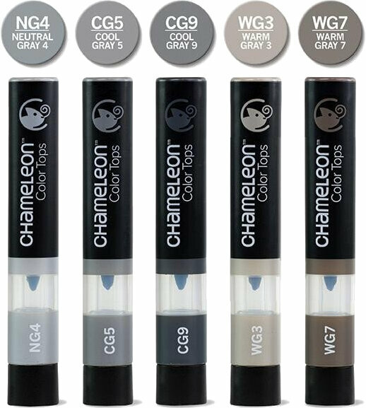 Marker Chameleon CT4509 Marker za porculan Grey Tones 5 kom