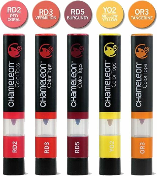 Marker Chameleon CT4511 Set Of Extensions Warm Tones 5 pcs