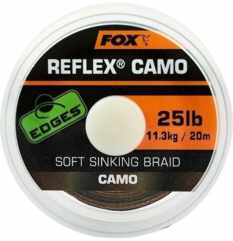 Żyłka Fox Edges Reflex Camo Soft Sinking Braid Reflex Camo 25 lbs-11,3 kg 20 m