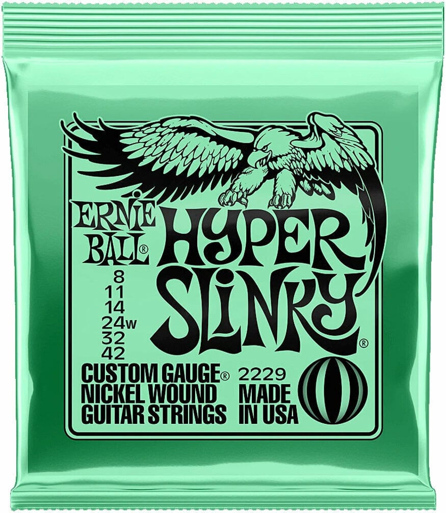 E-guitar strings Ernie Ball 2229 Hyper Slinky